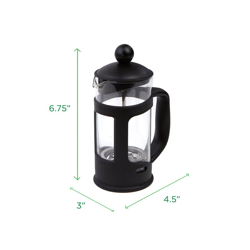 Mind Reader French Press Coffee & Tea Maker 27 oz, Glass - Image 3